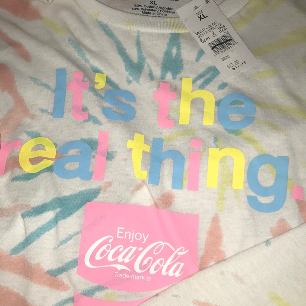 Coca-Cola long sleeve shirt.